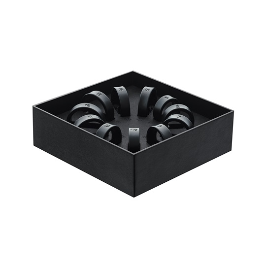 Ring Sizing Kit ( included 14/15 Size ), Black