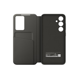 S24 FE Smart View Wallet Case, Black