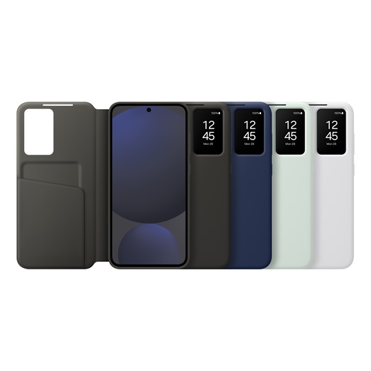 S24 FE Smart View Wallet Case, Black