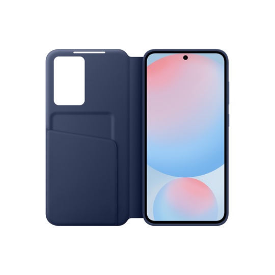 S24 FE Smart View Wallet Case, Blue
