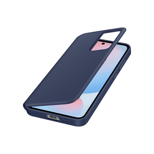 S24 FE Smart View Wallet Case, Blue