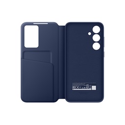 S24 FE Smart View Wallet Case, Blue