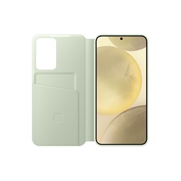 S24+ Smart View Wallet Case, Light Green