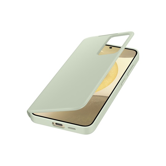 S24+ Smart View Wallet Case, Light Green