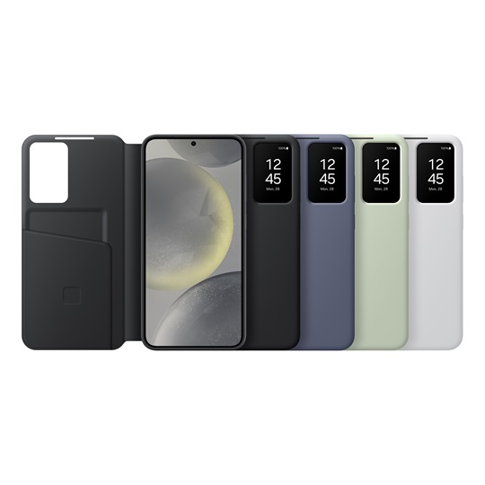 S24+ Smart View Wallet Case, Light Green