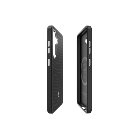 S25+ Enzo Aramid Spigen, Black Silver