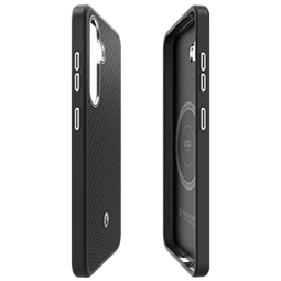 S25 Enzo Aramid Spigen, Black Silver