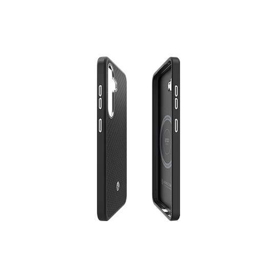 S25 Enzo Aramid Spigen, Black Silver