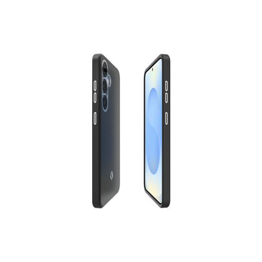 S25 Enzo Aramid Spigen, Black Silver