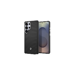 S25 Ultra Enzo Aramid Spigen, Black Silver