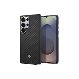 S25 Ultra Enzo Aramid Spigen, Black Silver