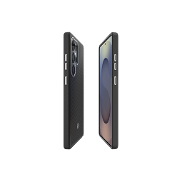 S25 Ultra Enzo Aramid Spigen, Black Silver