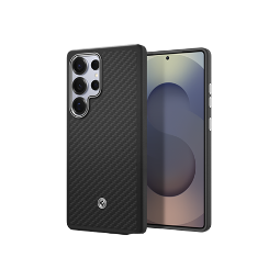 S25 Ultra Enzo Aramid Spigen, Black Silver