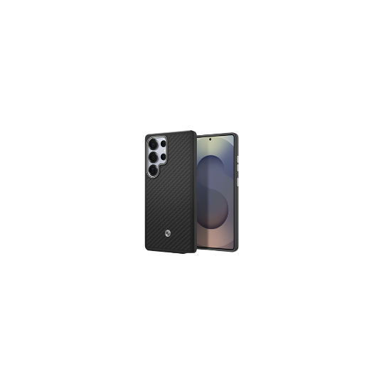 S25 Ultra Enzo Aramid Spigen, Black Silver