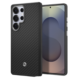 S25 Ultra Enzo Aramid Spigen, Black Silver