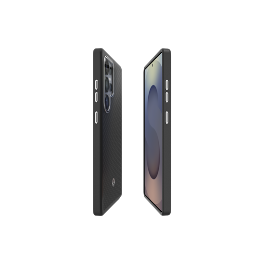 S25 Ultra Enzo Aramid Spigen, Black Silver
