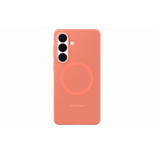 S26+ Silicone Magnet Case, Coralred
