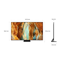Samsung QE75QN70FAUXXH 4K UHD Smart Neo QLED TV Mini LED technologiával, 191 cm