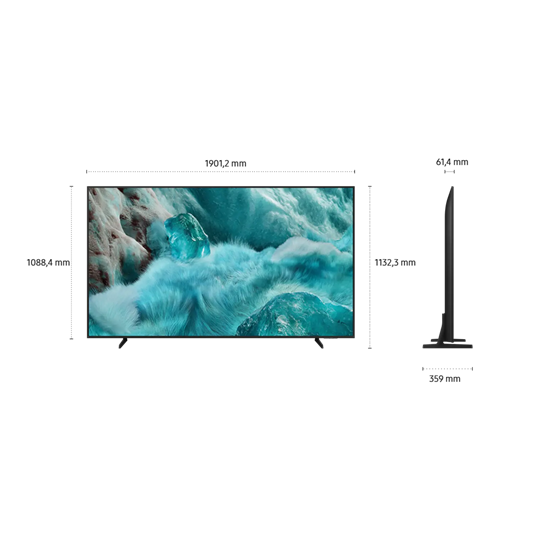 Samsung QE85Q7FAAUXXH 4K UHD Smart QLED TV, 216 cm