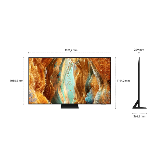 Samsung QE85QN70FAUXXH 4K UHD Smart Neo QLED TV Mini LED technologiával, 216 cm