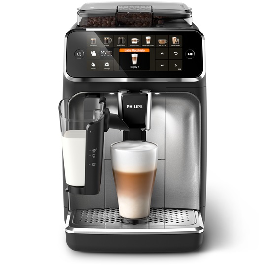 PHILIPS Series 5400 LatteGo EP5446/70 automata kávégép LatteGo tejhabosítóval