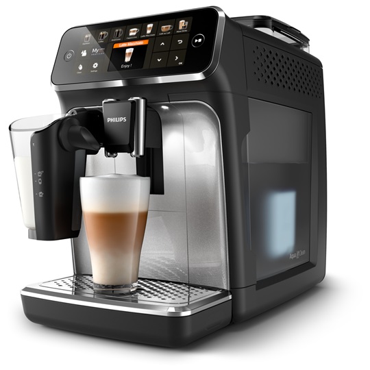 PHILIPS Series 5400 LatteGo EP5446/70 automata kávégép LatteGo tejhabosítóval