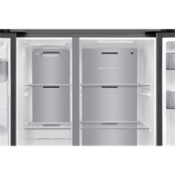 Side-by-Side hűtőszekrény RS70F64KETEO AI Energia üzemmóddal 640 L