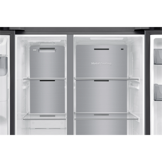 Side-by-Side hűtőszekrény RS70F64KETEO AI Energia üzemmóddal 640 L