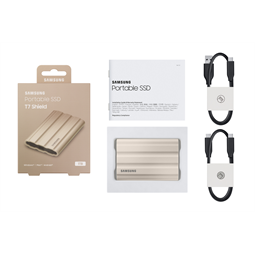 T7 Shield external Beige, USB 3.2, 1TB