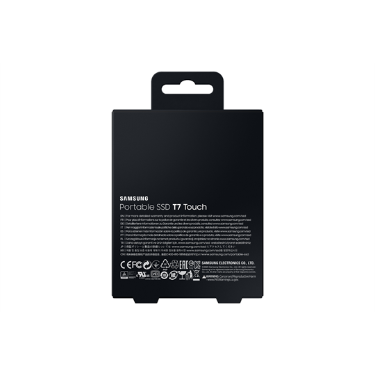 T7 Touch external Black , USB 3.2, 2TB