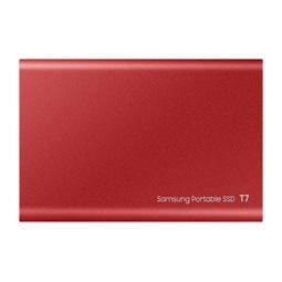 T7 external USB 3.2 1TB SSD, piros