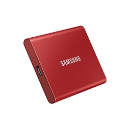 T7 external USB 3.2 2TB SSD, piros