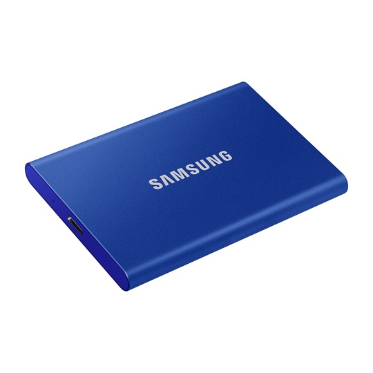 T7 external USB 3.2 500GB SSD, kék