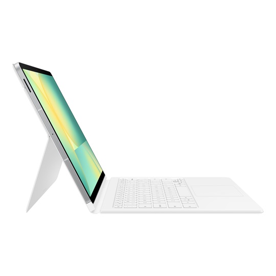 Tab S10 FE+ Book Cover Keyboard -AI Key Case, White