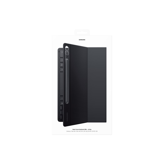 Tab S10+/S9+ Book Cover Keyboard Slim, Black