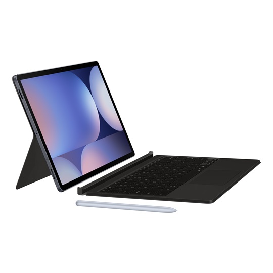 Tab S10+/S9+/S9 FE+ Book Cover Keyboard, Black