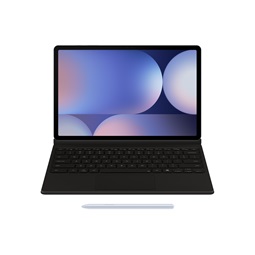 Tab S10+/S9+/S9 FE+ Book Cover Keyboard, Black