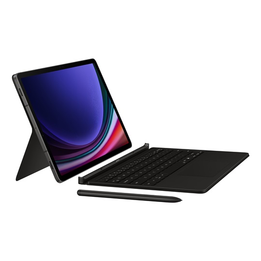 Tab S9/S9 FE Book Cover Keyboard, Black