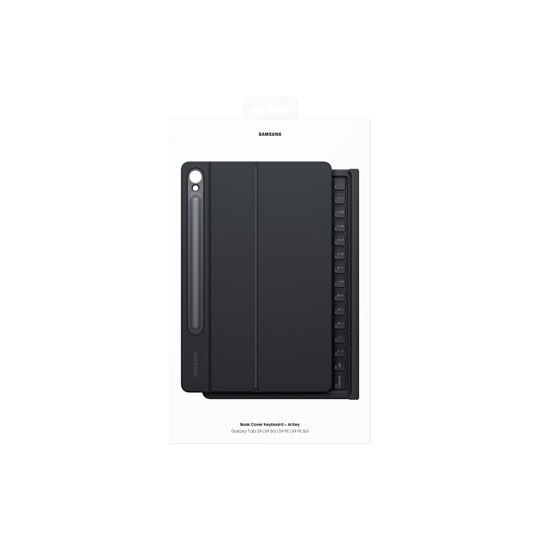 Tab S9/S9 FE Book Cover Keyboard, Black