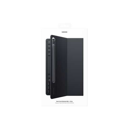 Tab S9/S9 FE Book Cover Keyboard Slim, Black