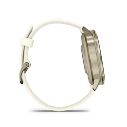 Venu 4 - 41 mm, Lunar Gold, csontszínű szilikon szíjjal