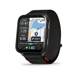 Venu X1 fekete titánium, fekete comfortfit nylon szíjjal
