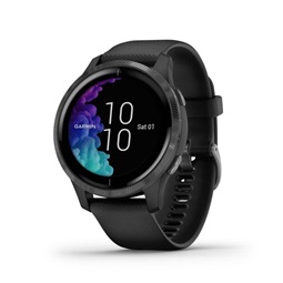 GARMIN Venu fekete-szürke szürke színű csattal