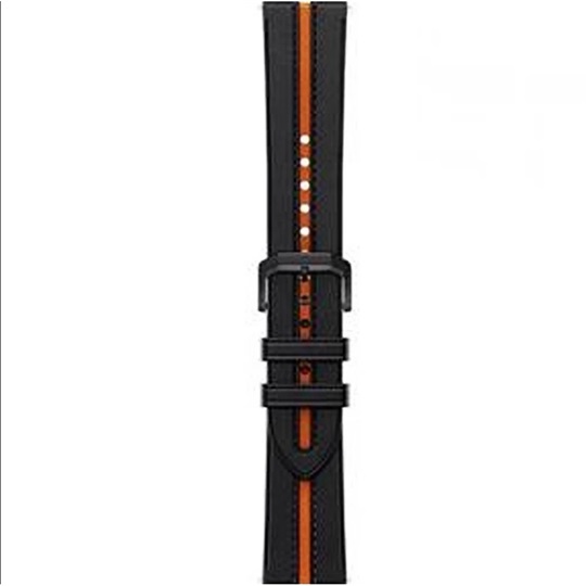 Xiaomi Watch Black Orange Leather Strap /BHR7213GL