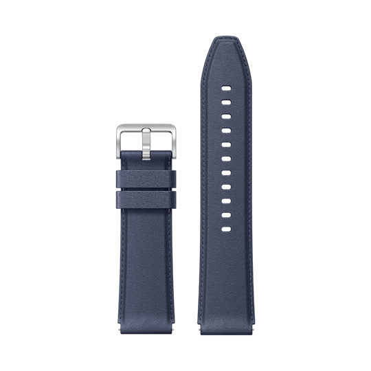 XIAOMI Watch S1 Strap - okosóra bőrszíj, kék