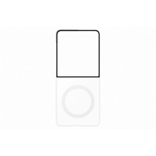 Z Flip8 Clear Magnet Case, Transparent