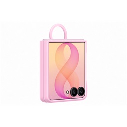 Z Flip8 Silicone Ring Magnet Case, Pink