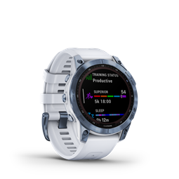 fenix 7 Sapphire ásványkék Ti homokkő színű szilikon szíjjal (Solar)