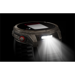 fenix 8 Pro 51mm AMOLED Sapphire Titanium grafit/fekete szilikon szíjjal