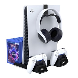 iPega P5023 PlayStation 5 asztali tartó, hűtő, fekete iPega P5023 PlayStation 5 asztali tartó, hűtő, fekete